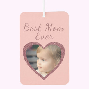 Beste Mama Rosa Herzen Benutzerdefiniertes Kinderf Autolufterfrischer