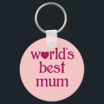 Beste Mama Schlüsselanhänger<br><div class="desc">Die beste Mama der Welt</div>