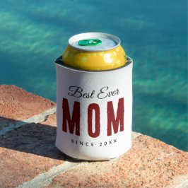 Beste Mama seit 20XX Moderne, einfache Preppy Dosenkühler