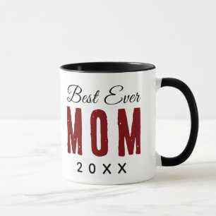 Beste Mama seit 20XX Moderne, einfache Preppy Tasse