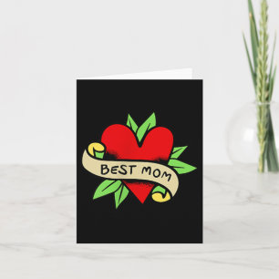Beste Mama Tattoo Rose Karte