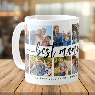 Beste Mama überhaupt 12 Foto-Collage-Andenken Kaffeetasse