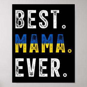 Beste Mama überhaupt! Beste ukrainische Mutter Poster