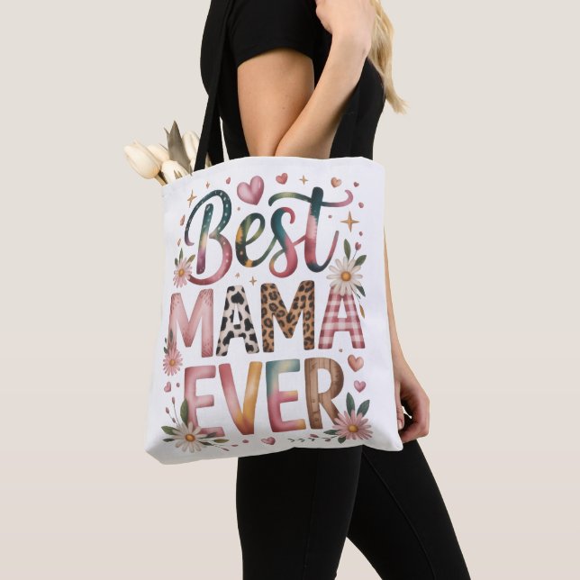 Beste Mama überhaupt Boho Blumen-Tasche Tasche (Von Nahem)