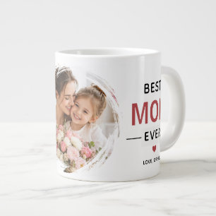 Beste Mama überhaupt, individuelles Foto Jumbo-Tasse
