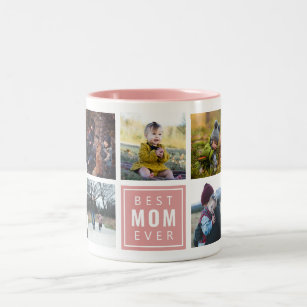 Beste MAMA überhaupt kundenspezifische Foto-Tasse Zweifarbige Tasse