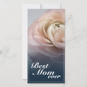 Beste Mama überhaupt mit großer rosa Rose
