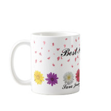 Beste Mama überhaupt Personalisiertes florales Geb