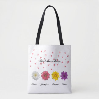 Beste Mama überhaupt Personalisiertes florales Geb Tasche
