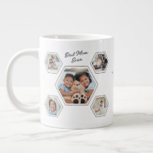Beste Mama überhaupt Zehn‑Foto Personalisierte Nam