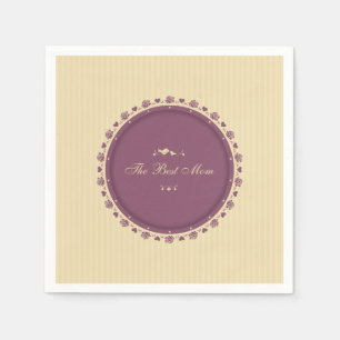 Beste Mama Vintag Muttertag Napkin Serviette