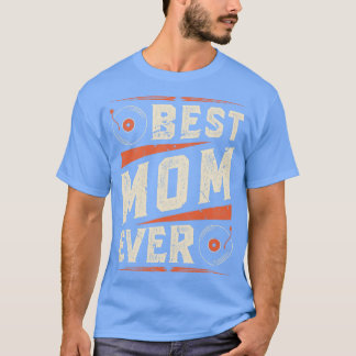 Beste Mama Vinyl Platten T-Shirt