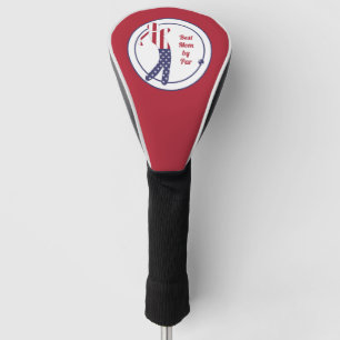 Beste Mama von Par American Flag Golf Player Headcover