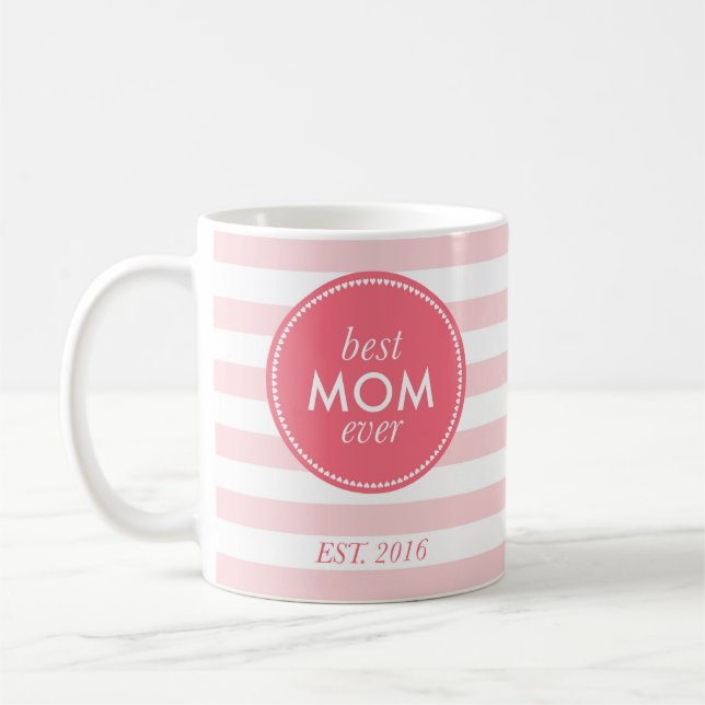 beste Mamma überhaupt est. 2016 Kaffeetasse (Links)