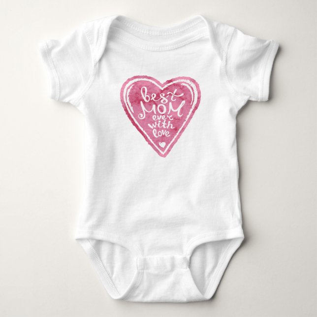 Beste Mamma überhaupt mit Liebe - Baby-Bodysuit Baby Strampler (Vorderseite)