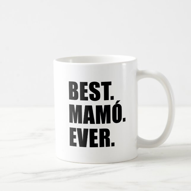 Beste Mamo überhaupt irische Großmutter-Tasse Kaffeetasse (Rechts)