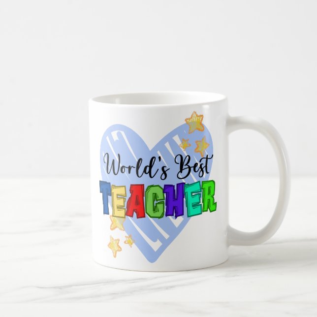 Beste männliche Lehrerin Kaffeetasse (Rechts)
