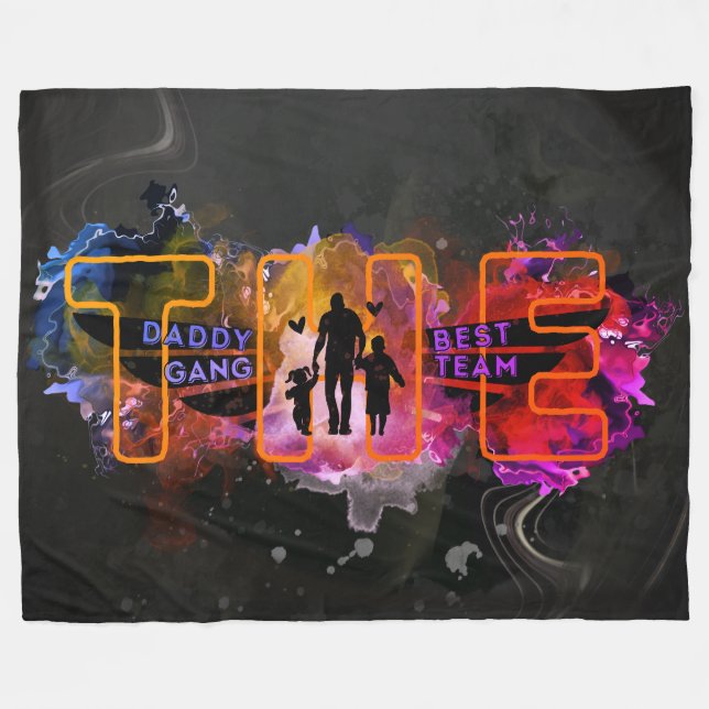 Beste Mannschaft Fleecedecke (Vorderseite (Horizontal))