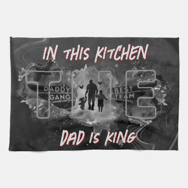 Beste Mannschaft Geschirrtuch (Horizontal)