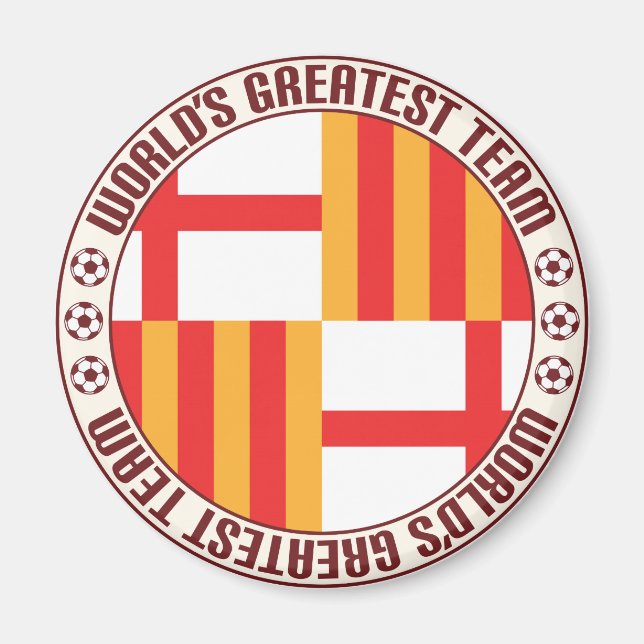 Beste Mannschaft in Barcelona Magnet (Vorne)