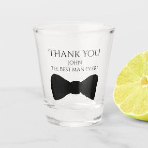 Beste Mans Bow Krawatte Showglas Schnapsglas