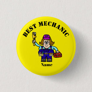 Beste Mechanik für Frauen mit Reifen und Schrauben Button