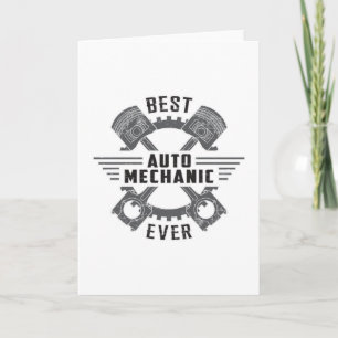 Beste Mechanik Motor Mechanik Funny Gift Idee Karte
