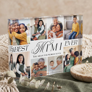 Beste Mimi Aller Zeiten Herz Familienfoto-Collage Fotoblock