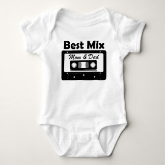 Beste Mischung Mama und Papa Baby Shower Geschenk Strampler