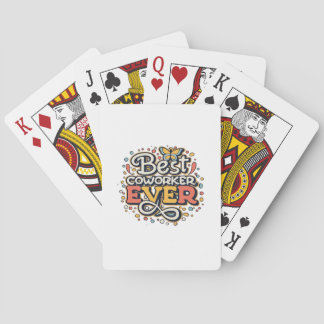 Beste Mitarbeitende je, Kolleg-Geschenk, Bester Mi Spielkarten