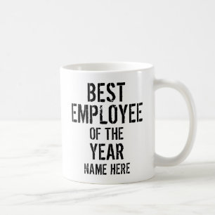 BESTE MITARBEITER DES JAHRES PERSONALISIEREN  KAFFEETASSE