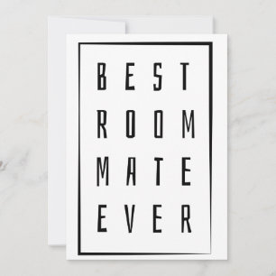 🖤 beste Mitbewohner aller Zeiten Karte