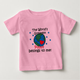 Beste Mohnblume gehört mir Baby T-shirt