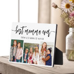 Beste Momma je - Muttertagsfoto-Collage Fotoplatte<br><div class="desc">Feiern Sie Ihre Mutter mit der "Best Mama Ever" Mother's Day Foto Collage Plaque. Diese personalisierte Plakette besticht durch eine wunderschön gestaltete Collage aus gepflegten Fotos, in der besondere Momente und Erinnerungen eingefangen werden. Die herzliche Nachricht "Beste Mama je" fügt eine liebevolle Touch hinzu. Es ist aus hochwertigen Materialien mit...</div>