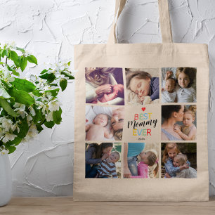Beste Mommy-FotoCollage Tragetasche