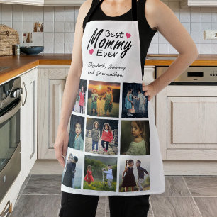 Beste Mommy je Foto Collage Modern Mothers Day Schürze