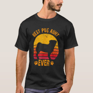 Beste Mops Tante Ever Funny Gift Tante T Shirt