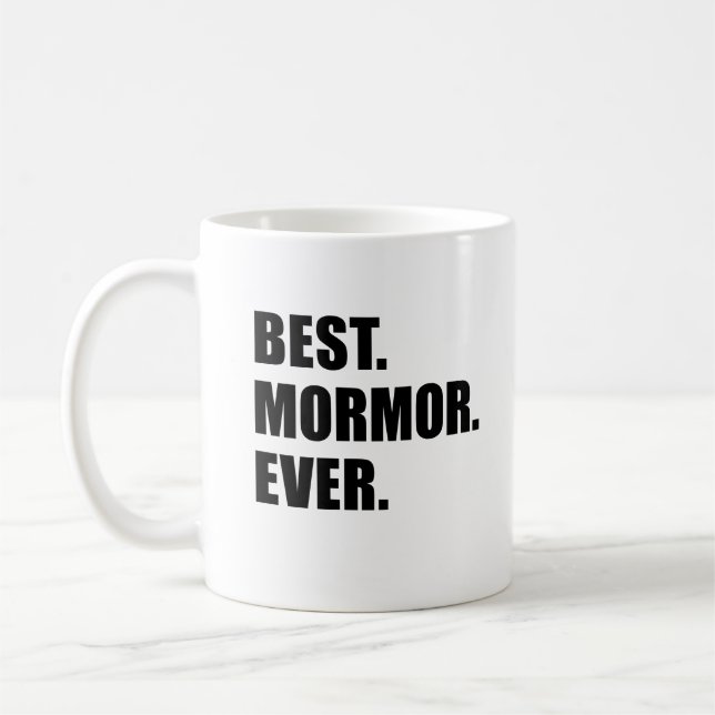 Beste Mormor überhaupt schwedische Großmutter Kaffeetasse (Links)
