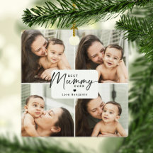 Beste Mummy Aller Zeiten 4 Foto-Collage Personalis
