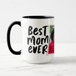 Beste Mutter aller modernen Fotos Schwarz-weiß Tasse