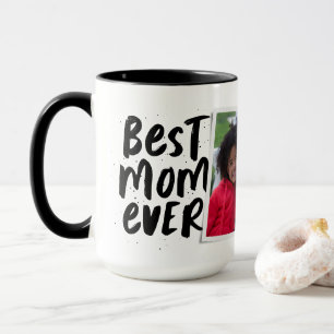 Beste Mutter aller modernen Fotos Schwarz-weiß Tasse