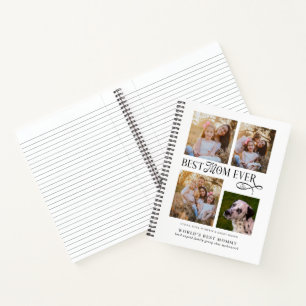 Beste Mutter Aller Zeiten 4 Foto Collage Muttertag Notizbuch