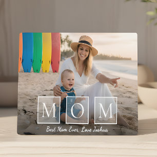 Beste Mutter Aller Zeiten Familienfoto Fotoplatte