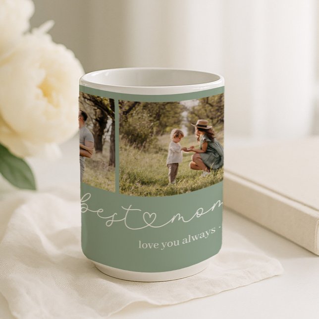 Beste Mutter Aller Zeiten Foto-Collage Kaffeetasse (Von Creator hochgeladen)