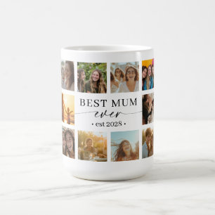 Beste Mutter Aller Zeiten Foto-Collage-Tasse Gesch Kaffeetasse