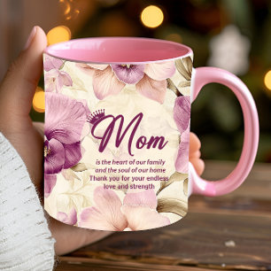 Beste Mutter Aller Zeiten Herz Blumen Foto Krone M Tasse