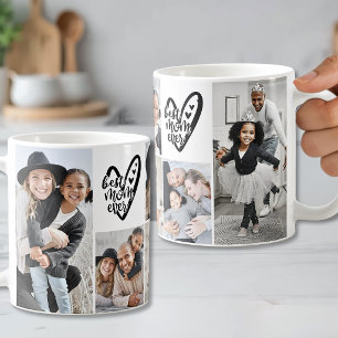 Beste Mutter Aller Zeiten Herz Foto Collage Kaffeetasse