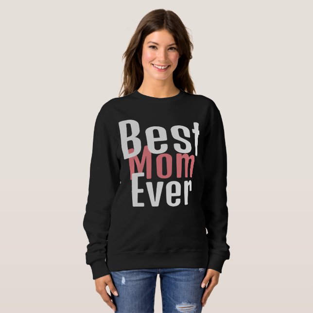 Beste Mutter aller Zeiten, Mama Mutter mama einfac Sweatshirt (Vorne ganz)