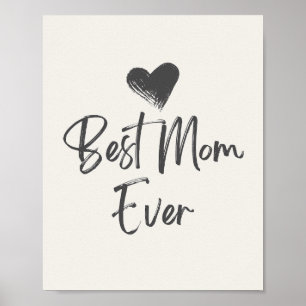 Beste Mutter aller Zeiten, Muttergeschenk Poster