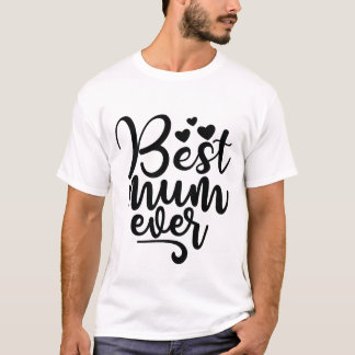 Beste Mutter Aller Zeiten Süße Herzen Muttertags-T T-Shirt